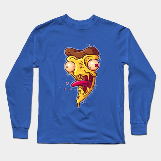 Pizza Scream Long Sleeve T-Shirt by ArtisticDyslexia